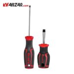 پیچ گوشتی دسته پلاستیکی دورنگ دو سو رونیکس مدل RH 2702