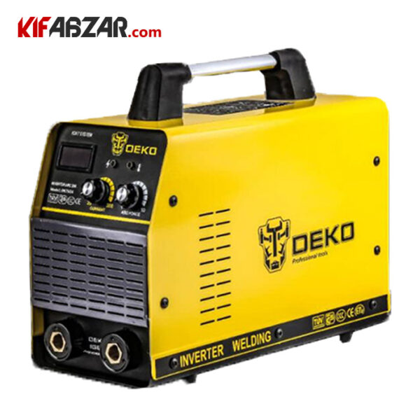 c60147ecd8a3416ab89986b01ac3faa1 اینورتر جوشکاری 200 آمپر دکو مدل DK7024 - Image 1