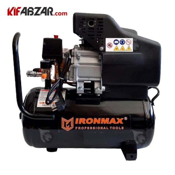 c619d148e6d94bebb483de9f30884b02 کمپرسور باد 50 لیتری آیرون مکس مدل LT50 - Image 1
