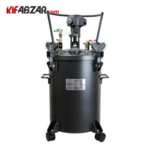 c7b61ecfec1d4980b38e71bdeaefbfaa مخزن رنگ تحت فشار بادی 40 لیتر ای پی تی مدل AT 40A - Image 1