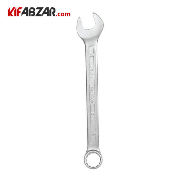 ca131d9c00be49fe83fbab4d245fbc93 آچار یکسر تخت یکسر رینگی سری X-Line نووا مدل 9316 - Image 1