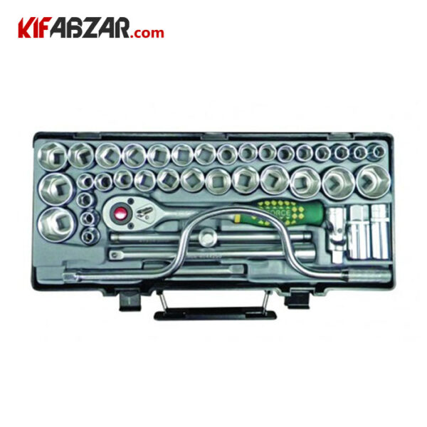 جعبه بکس 1/2 اینچ 41 پارچه فورس مدل 5 4412