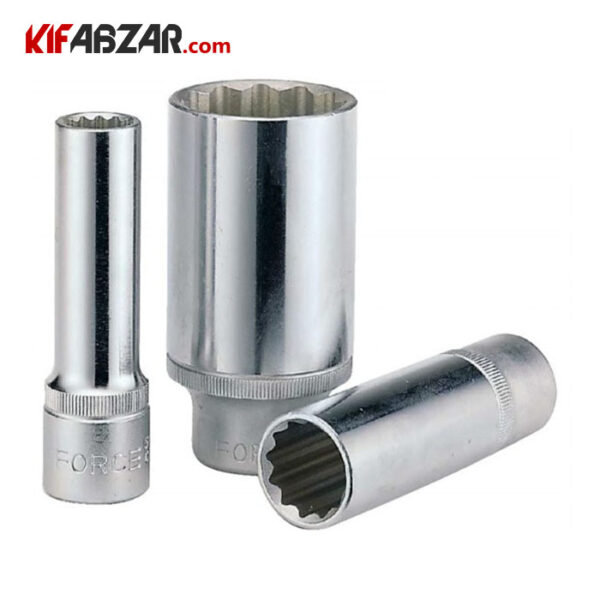 d22caae1e23045f09a844b81c118e813 بکس 1/2 اینچ 12 گوش بلند فورس مدل 54977 - Image 1