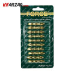 ست سر پیچ گوشتی دوسر چهارسو کوتاه 10 عددی فورس مدل 2101