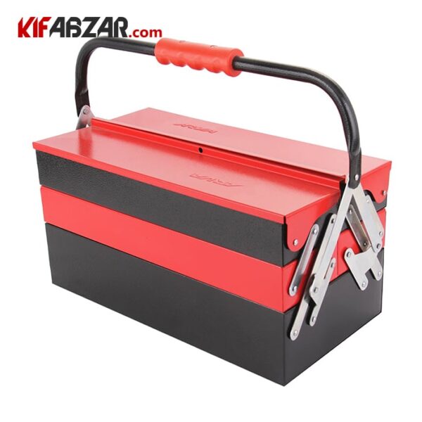 db817465ef754fbc8a43c625808f8d79 جعبه ابزار فلزی آروا مدل 4706 - Image 1
