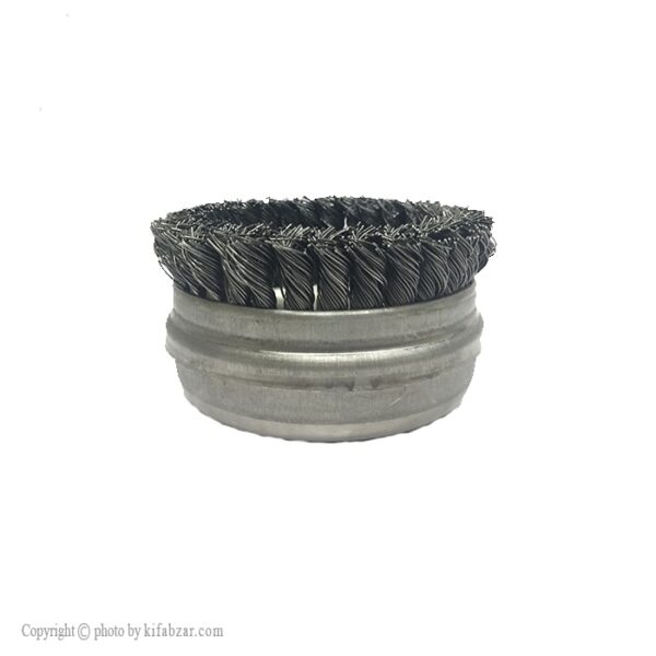 de75a790d40f4265ba4744f45f10989f فرچه سیمی کاسه ای بافته پارسیان 7.5 سانت - Image 1