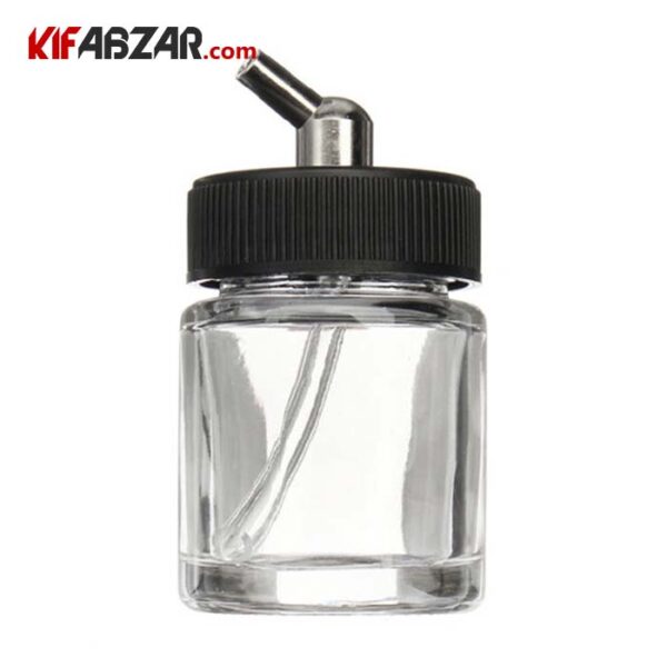 e68928665c194fe8b45fa1209d1092b4 مخزن رنگ ایربراش شیشه ای ای پی تی مدل AT 03 - Image 1