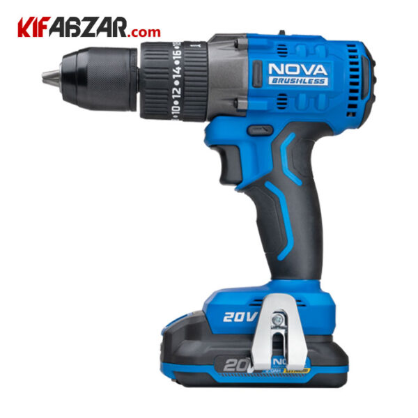 دریل شارژی 20 ولت نووا مدل 7725
