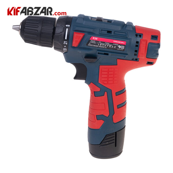 دریل شارژی تک باتری  پی ام مدل CE1