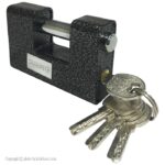 قفل کتابی چکشی باتیس کلید کامپیوتری سایز 100 میلی متر