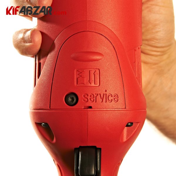 محفظه تعویض زغال مینی فرز دسته بلند 1750 وات میلواکی مدل AGV 17-125 XE