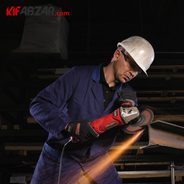 کاربردهای زغال مینی فرز دسته بلند 1750 وات میلواکی مدل AGV 17-125 XE