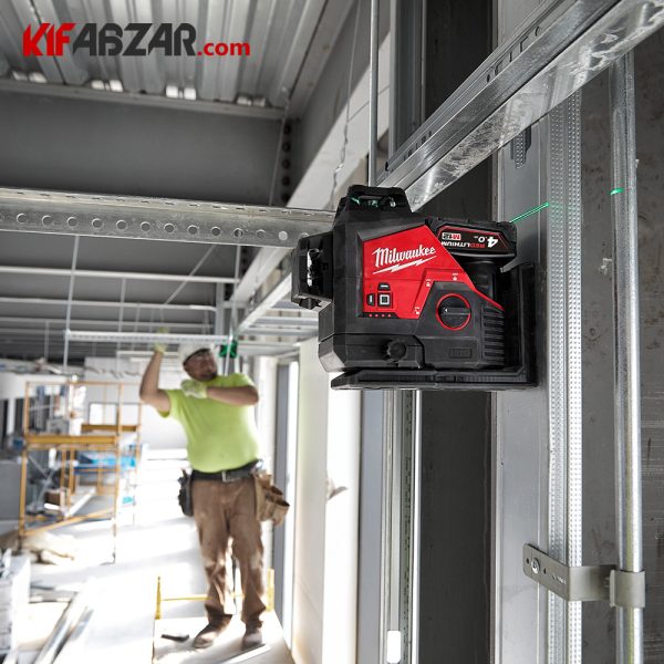 قابلیتهای تراز لیزری 3 بعدی 360 درجه میلواکی مدل M12 3PL-401C