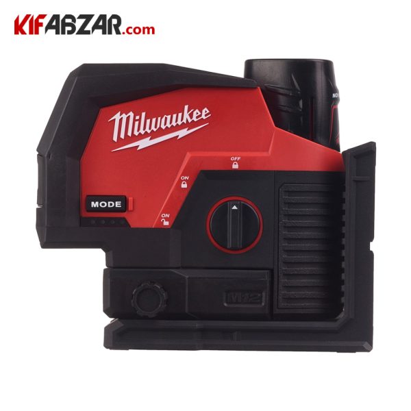 عکس تراز لیزری 2 بعدی 180 درجه عمودزن میلواکی مدل M12 CLLP 301C