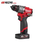 دریل پیچ گوشتی چکشی شارژی 12 ولت میلواکی مدل M12 FPD-602X