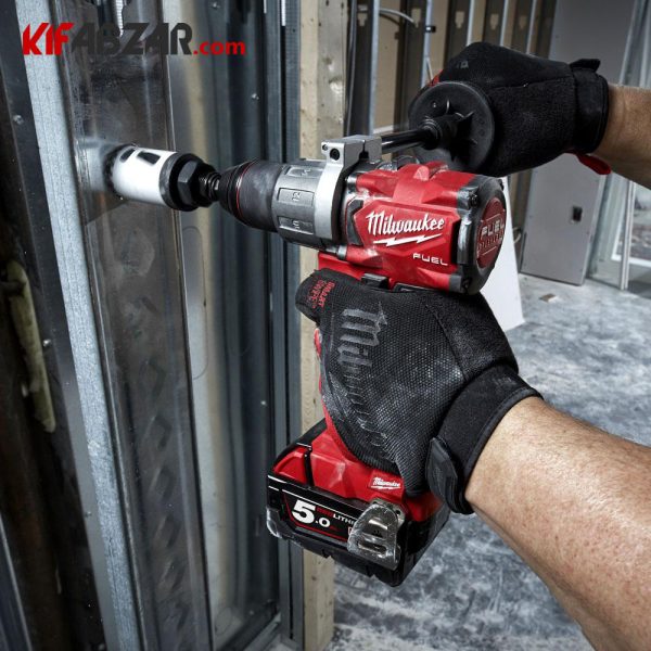 کیفیت دریل پیچ گوشتی چکشی شارژی 18 ولت میلواکی مدل M18FPD2-0X