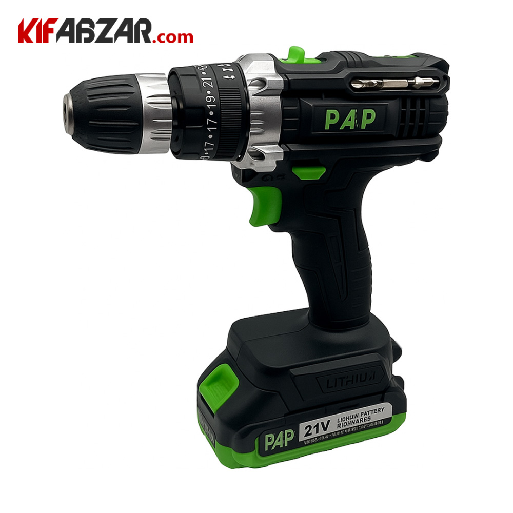 کیت دریل پیچ گوشتی چکشی شارژی 21 ولت پی ای پی مدل CID-2126 کیت دریل پیچ گوشتی چکشی شارژی 21 ولت پی ای پی مدل CID-2126