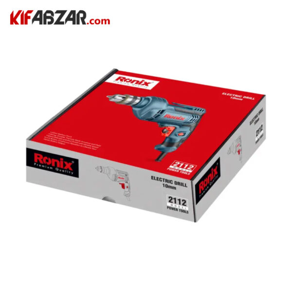 جعبه کارتنی دریل برقی 450 وات رونیکس مدل 2112