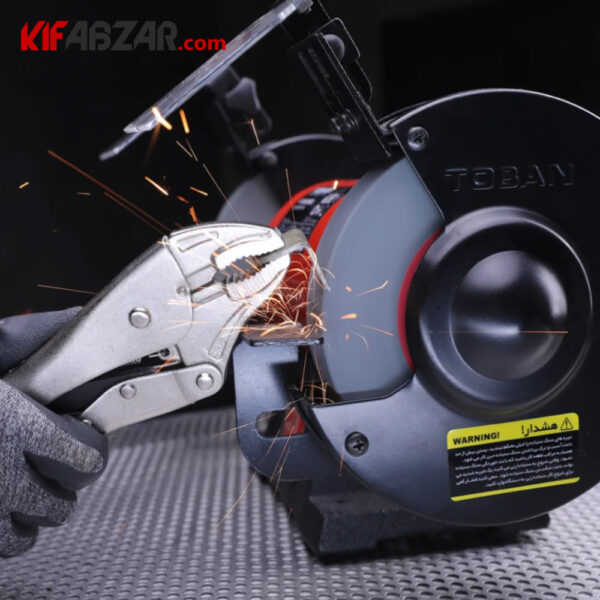 عکس سنگ سنباده برقی رومیزی 600 وات توسن مدل 4200BG