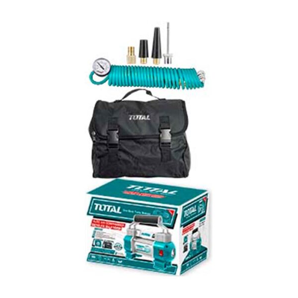 کمپرسور باد فندکی دو سیلندر توتال مدل TTAC2506 - Image 2