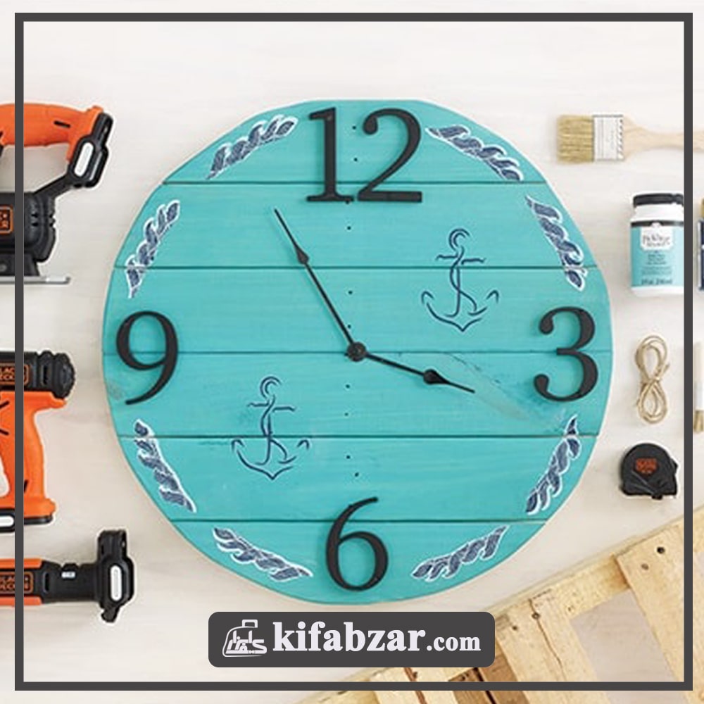 چگونه یک ساعت روستایی چوبی بسازیم؟ 1