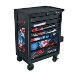 جعبه ابزار 7 کشو چرخ دار ذغالی بدون ابزار تاپ تول مدل TCAQ0707 - تصویر 5