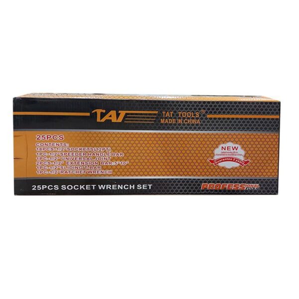 جعبه بکس 25 پارچه مشکی تی ای تی مدل TAT25PCS - Image 4