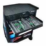 جعبه ابزار 7 کشو چرخ دار ذغالی بدون ابزار تاپ تول مدل TCAQ0707 - تصویر 3