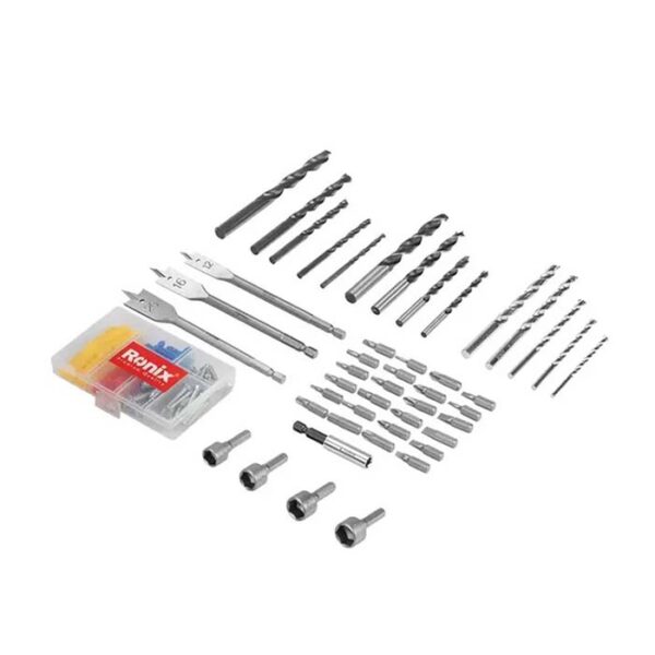 مجموعه پیچ گوشتی شارژی 18 ولت 53 عددی رونیکس مدل RS-8019 - Image 6