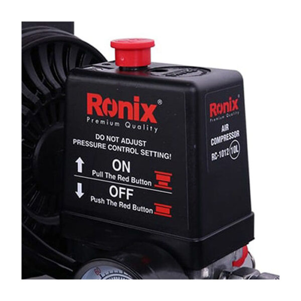 کمپرسور باد سایلنت 10 لیتری رونیکس RC 1012 - Image 21
