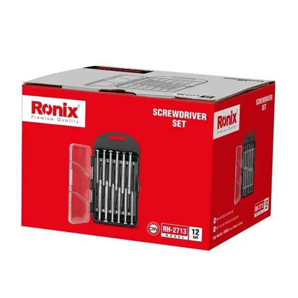 ست 12 عددی پیچ گوشتی ساعتی رونیکس مدل RH 2713 - Image 7