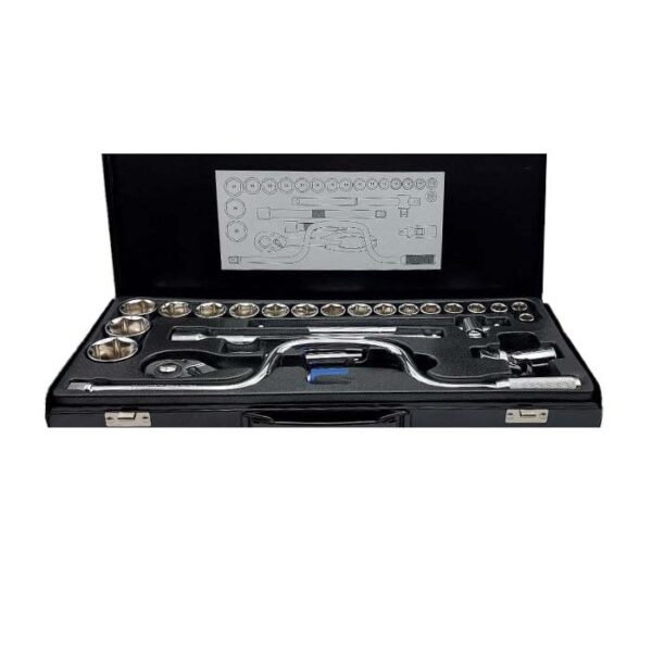 جعبه بکس 1/2 اینچ 24 پارچه 6 پرهاردکس مدل S12 24PC - Image 2