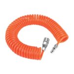 کمپرسور باد 24 لیتری توسن+شلنگ فنری 15 متری مهدوی+گوشی صدا گیر فوم دار - تصویر 3