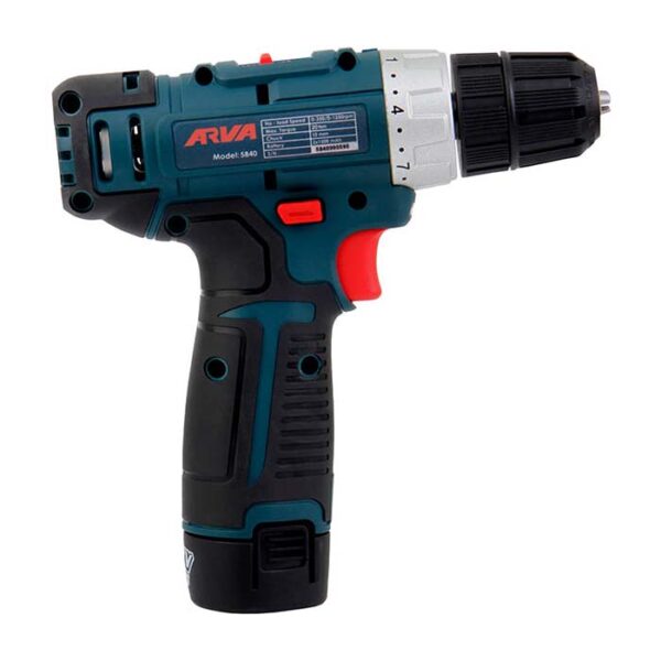 دریل پیچ گوشتی شارژی آروا مدل 5840 - Image 13