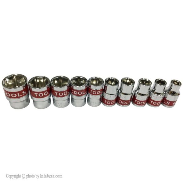 مجموعه 12 عددی آچار و سری بکس هنگ تیو تولز مدل 12 PCS - Image 3