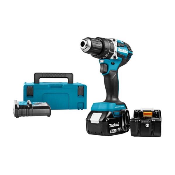 دریل پیچ گوشتی شارژی چکشی ماکیتا مدل DHP484RTJ - Image 2