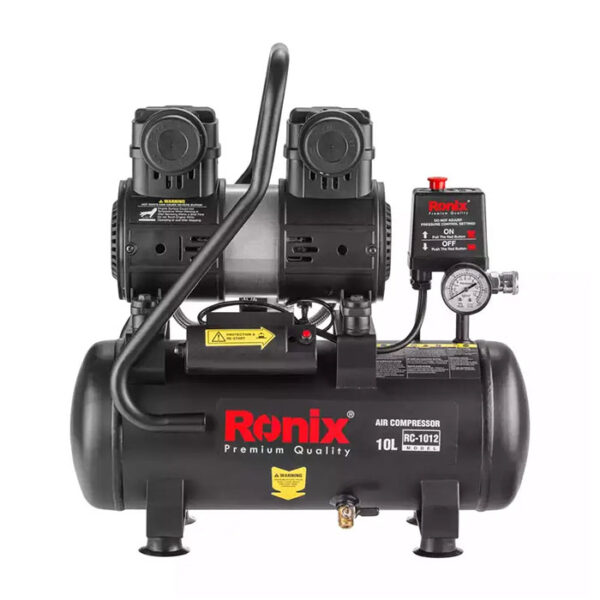 کمپرسور باد سایلنت 10 لیتری رونیکس RC 1012 - Image 2