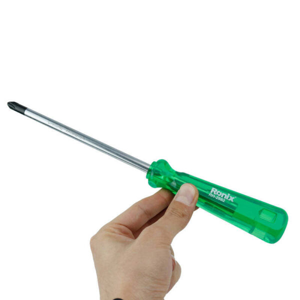 پیچ گوشتی 150 × 8 چهار سو رونیکس RH-2882 - Image 2