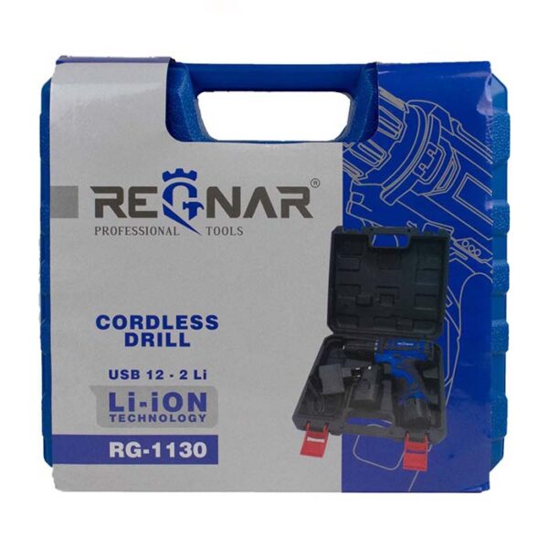 دریل پیچ گوشتی شارژی 12 ولت دو باتری رگنار مدل RG 1130 - Image 7