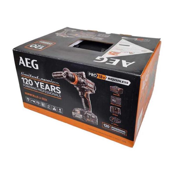 دریل پیچ گوشتی چکشی شارژی آاگ مدل BSB18CBL LE LI 252X - Image 11