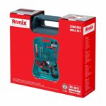 مجموعه دریل چکشی شارژی 12 ولت 35 عددی رونیکس مدل RS-8611 - تصویر 3