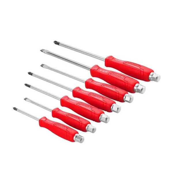 ست پیچ گوشتی ضربه خور دسته پلاستیکی 7 عددی رونیکس مدل RH 2910 - Image 8