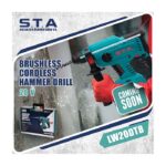 دریل بتن کن شارژی 20 ولت اس تی ای مدل  LW20DTB - تصویر 14