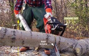 آموزش نحوه کار با اره زنجیری 12