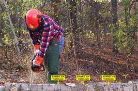 آموزش نحوه کار با اره زنجیری 13