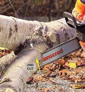 آموزش نحوه کار با اره زنجیری 9