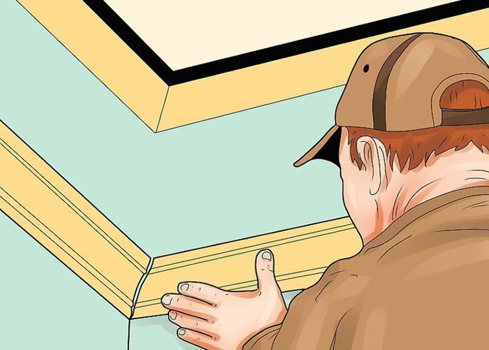 آموزش نصب قرنیز سقفی 10 آموزش نصب قرنیز سقفی 9