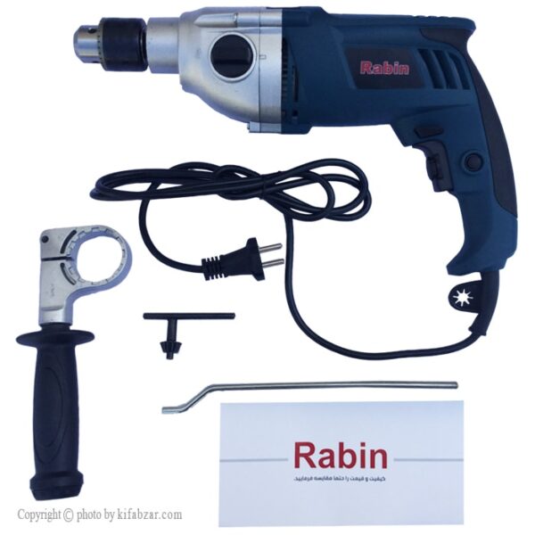 دریل چکشی گیربکسی 1050 وات رابین مدل R1007 - Image 8