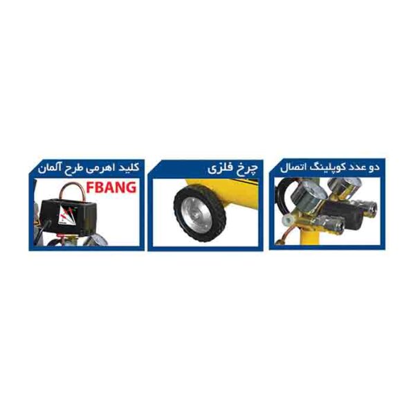 کمپرسور باد 24 لیتری کنزاکس مدل KAC 124 - Image 4