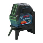 تراز لیزری دو خط نقطه زن نور سبز بوش + متر لیزری 50 متر میلواکی - Image 2